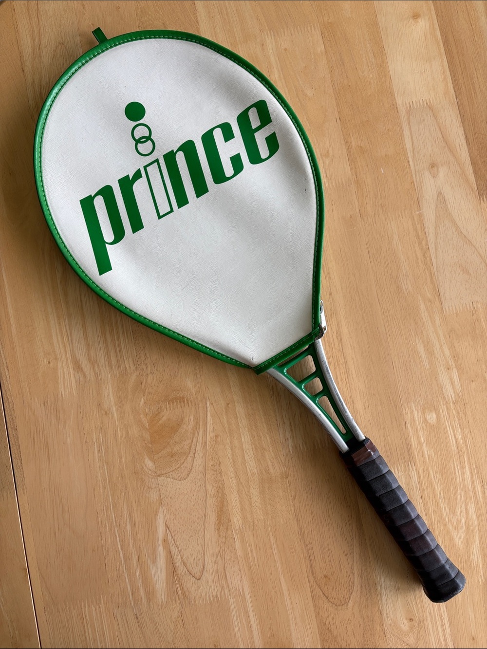 🎾 Vintage Retro Prince Tennis Racket with Cover 4 3/8